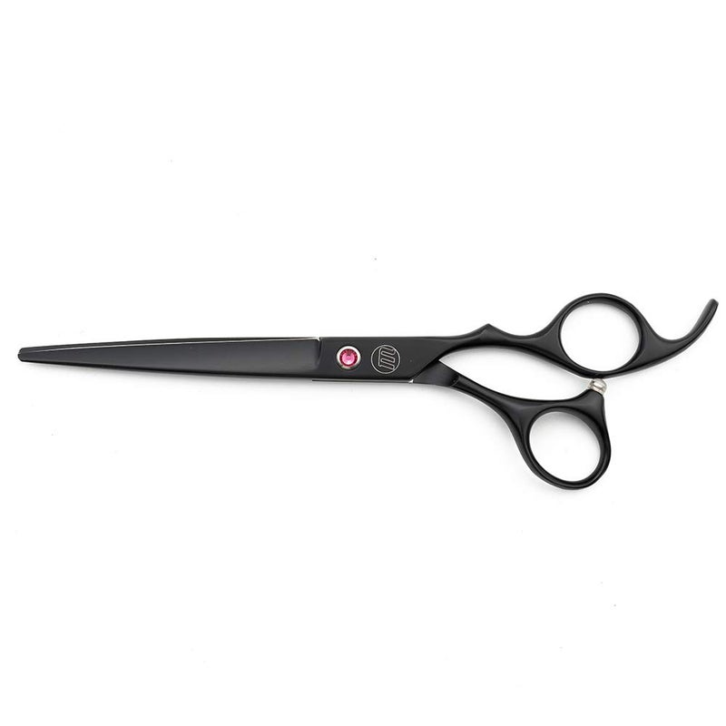 Moontay Professional 7.0" Dog Grooming Scissors Set, 4-pieces Straight, Upward Curved, Downward Curved, Thinning/Blending Shears for Dog, Cat and Pets, JP Stainless Steel, Black - Image 3
